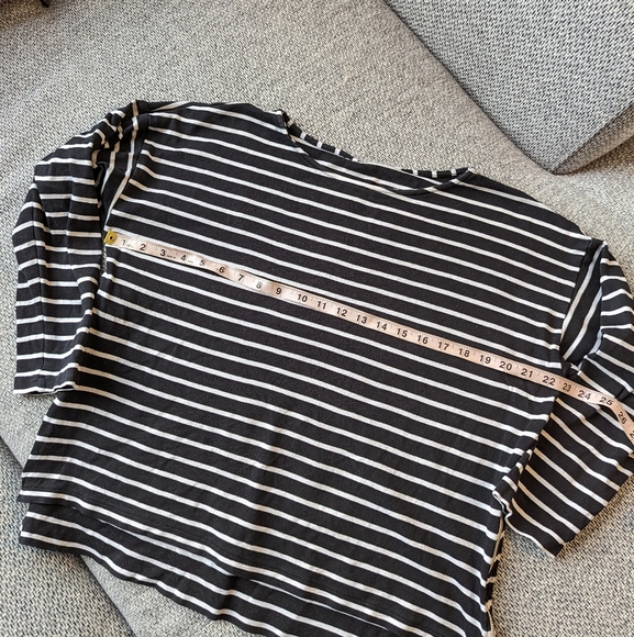 Navy striped boat neck sweater - Picture 5 of 6